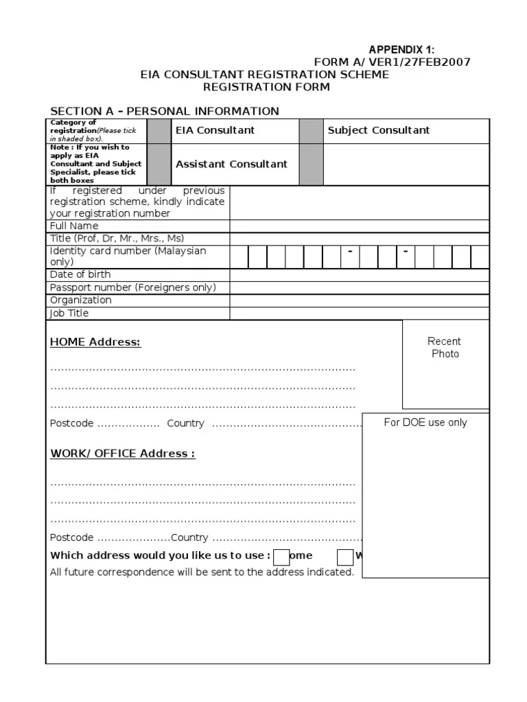 Appendix 1 Application Form PDF Environmental Impact 