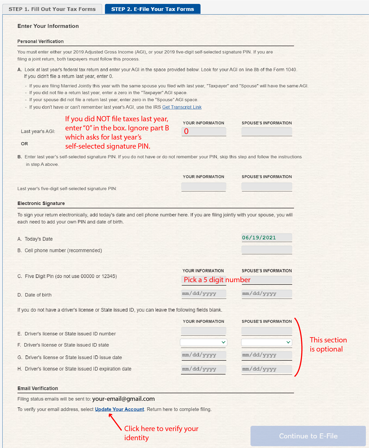 ARCHIVE How To Fill Out The IRS Non filer Form Get It Back