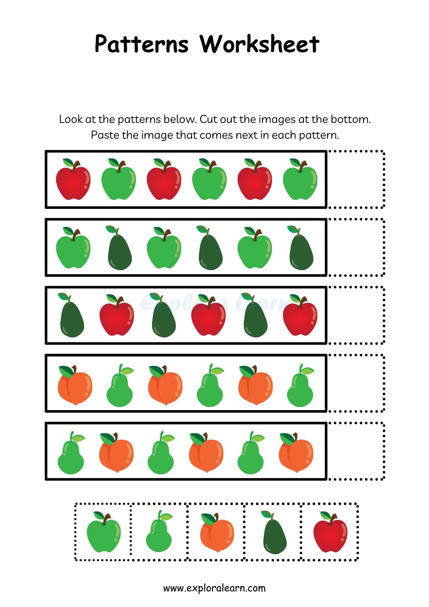 Free Printable Worksheets For Autism