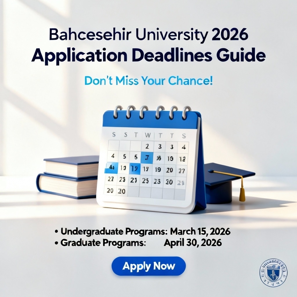 Bahcesehir University Application Deadlines 2026 Guide