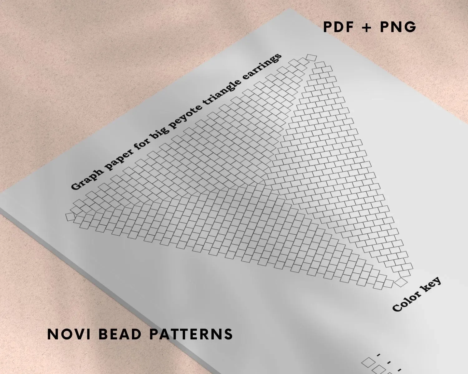 Beading Graph Paper Pattern For Creating Peyote Stitch Big 
