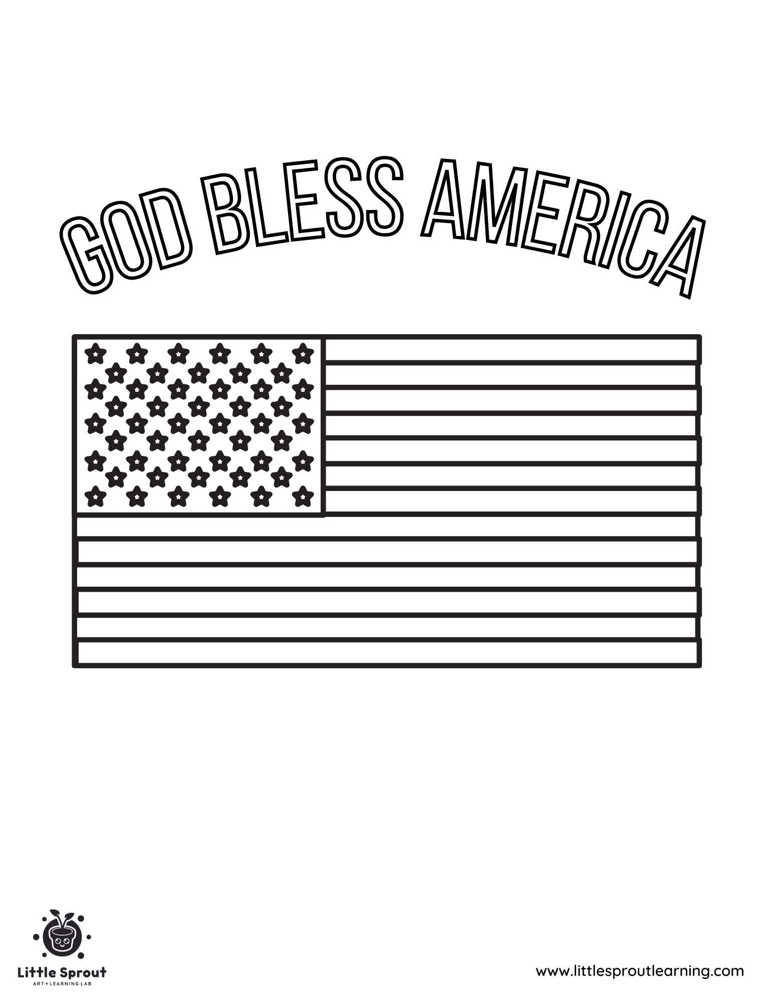 Free Printable American Flag Worksheets