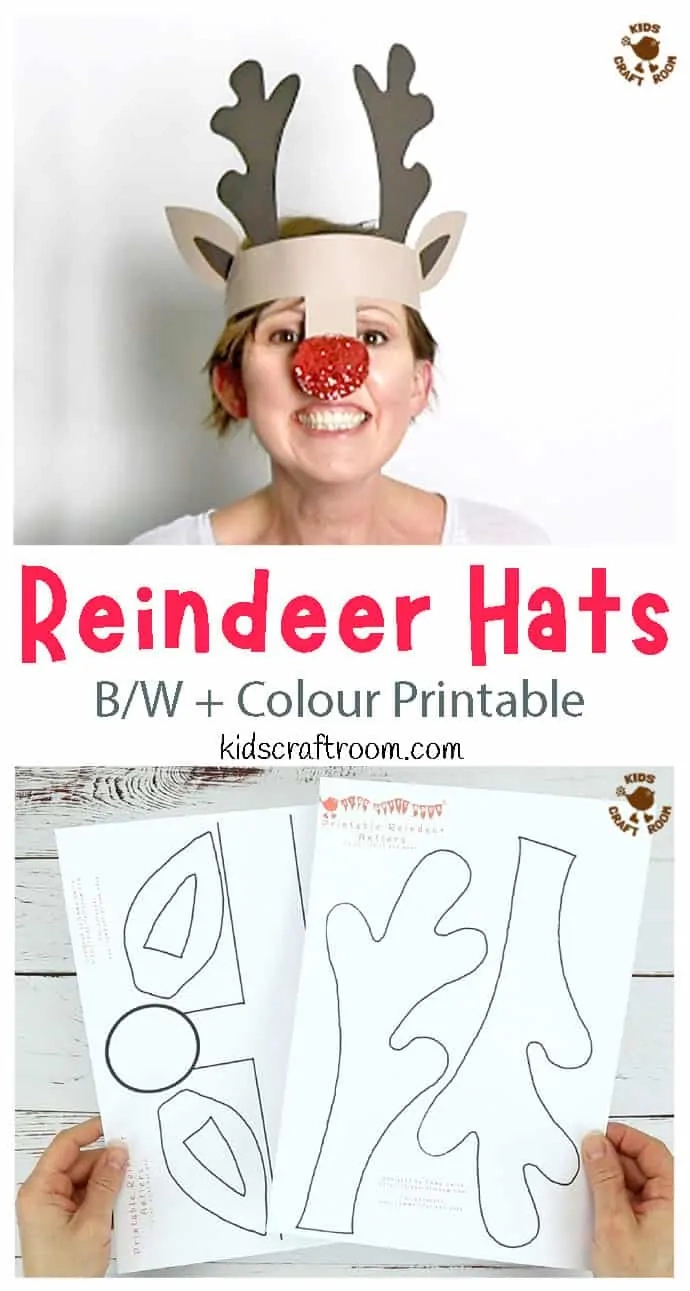 Free Printable Reindeer Antlers Template
