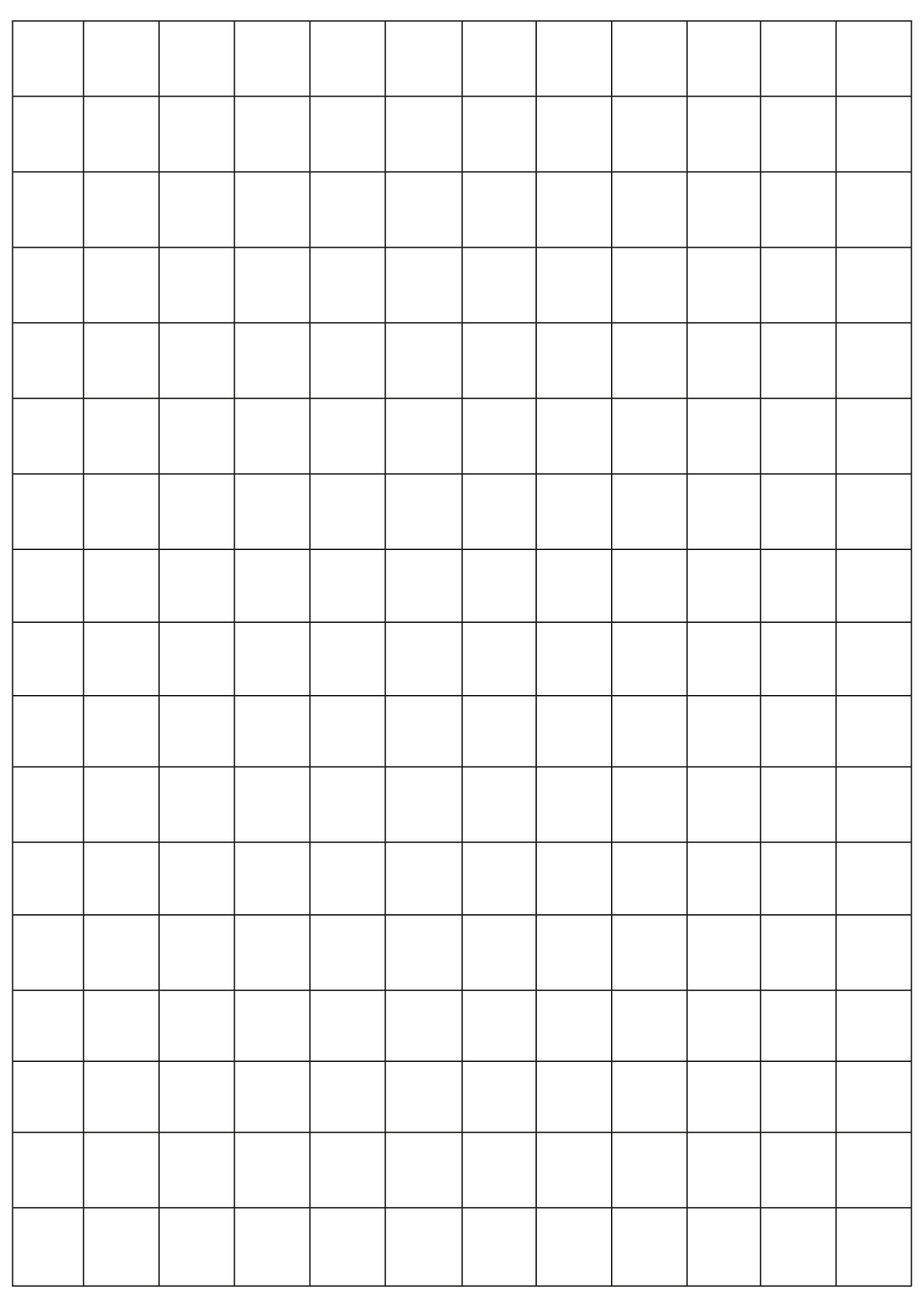 Black Graph Paper Printable