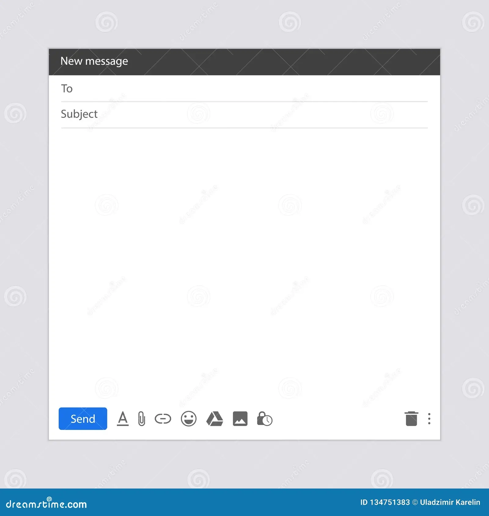 Blank Email Template For Students Printable
