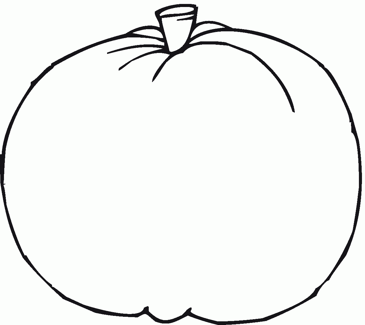 Blank Pumpkin Template Printable