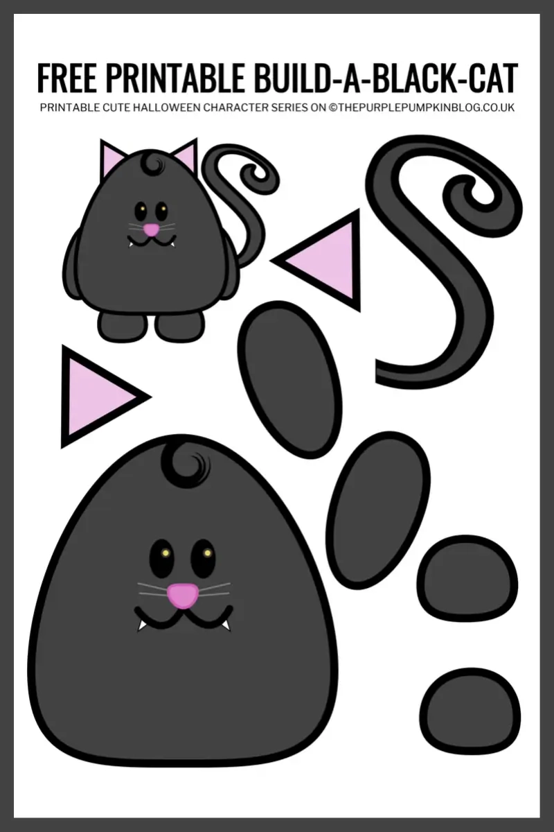 Halloween Cat Template Printable