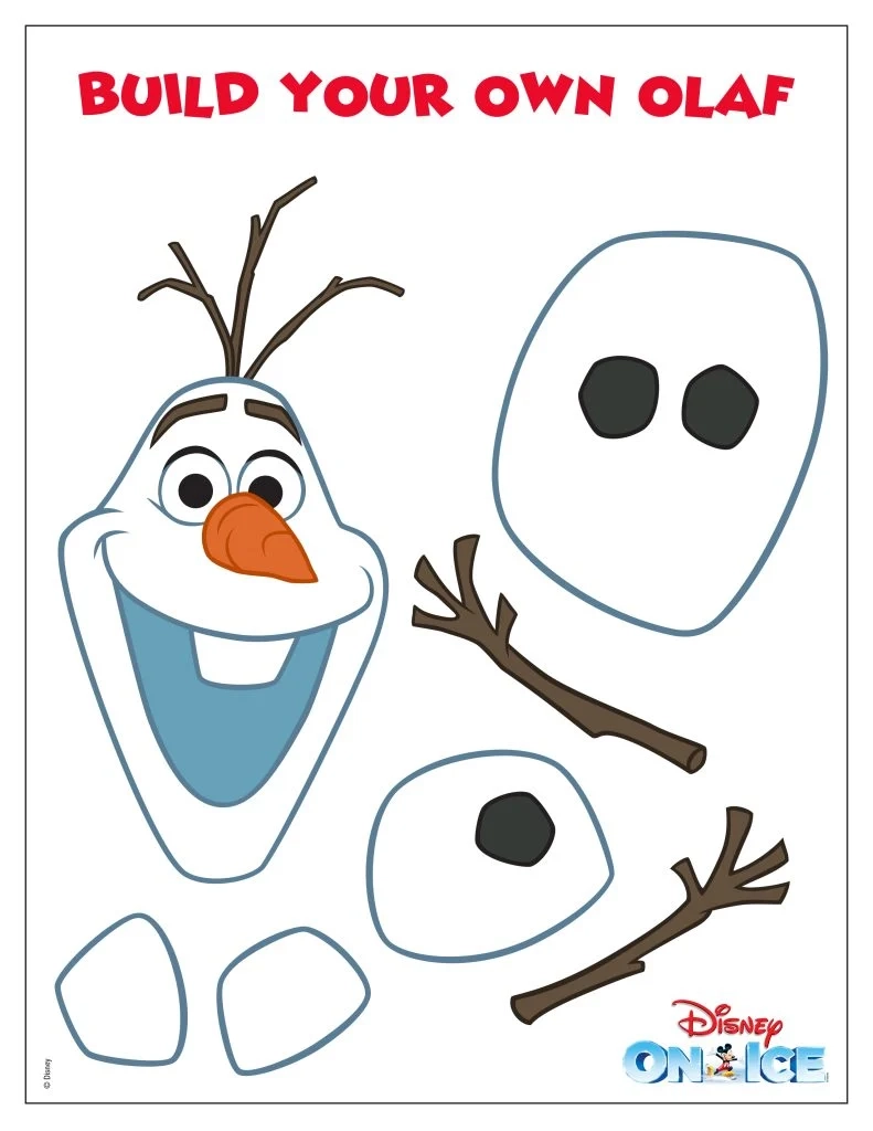 BUILD YOUR OWN OLAF PRINTABLE Fun The Official Site Of Disney 