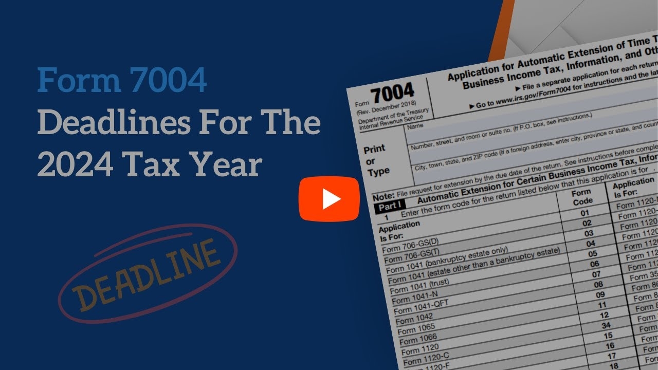 Irs Form 7004 2024
