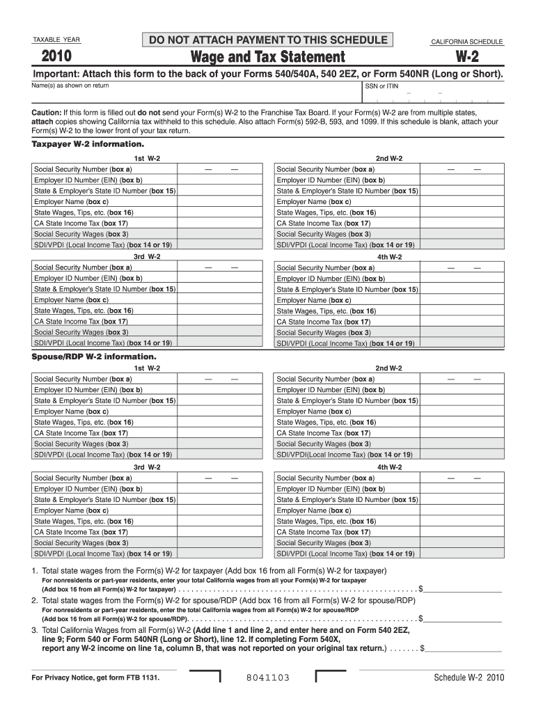 California W2 Form Pdf Fill Out amp Sign Online DocHub