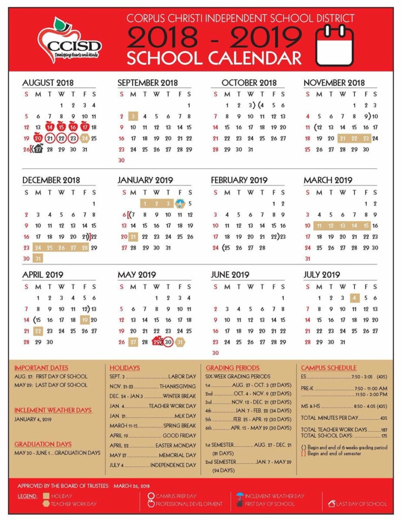 Ccisd Calendar 2026 2026 Printable