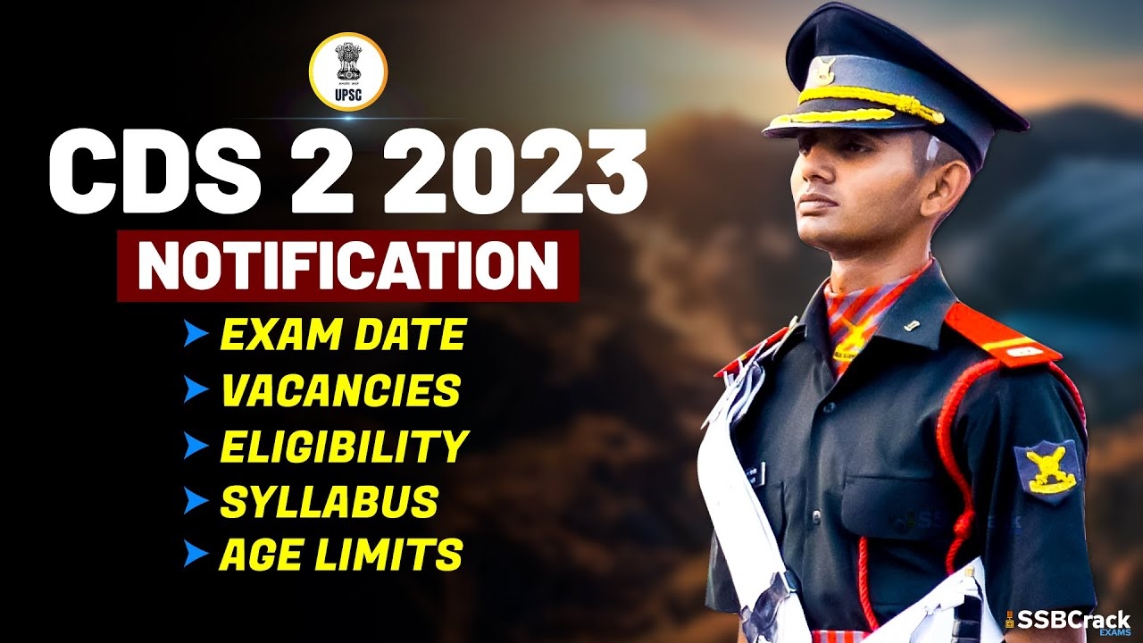 CDS 2 2023 Notification Out APPLY NOW