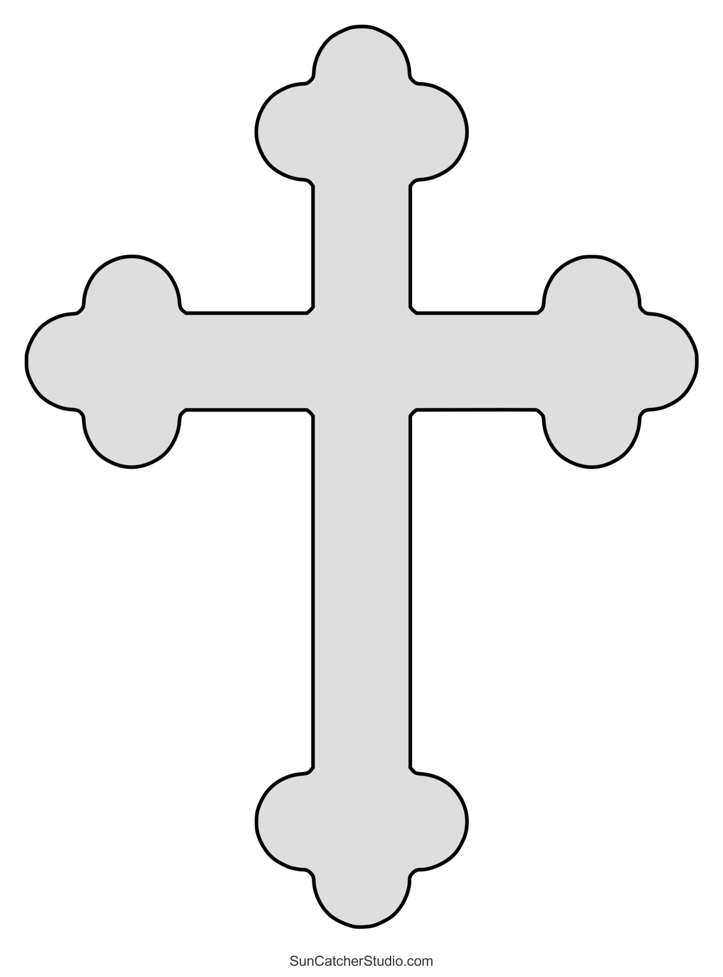 Cross Template Printable Free