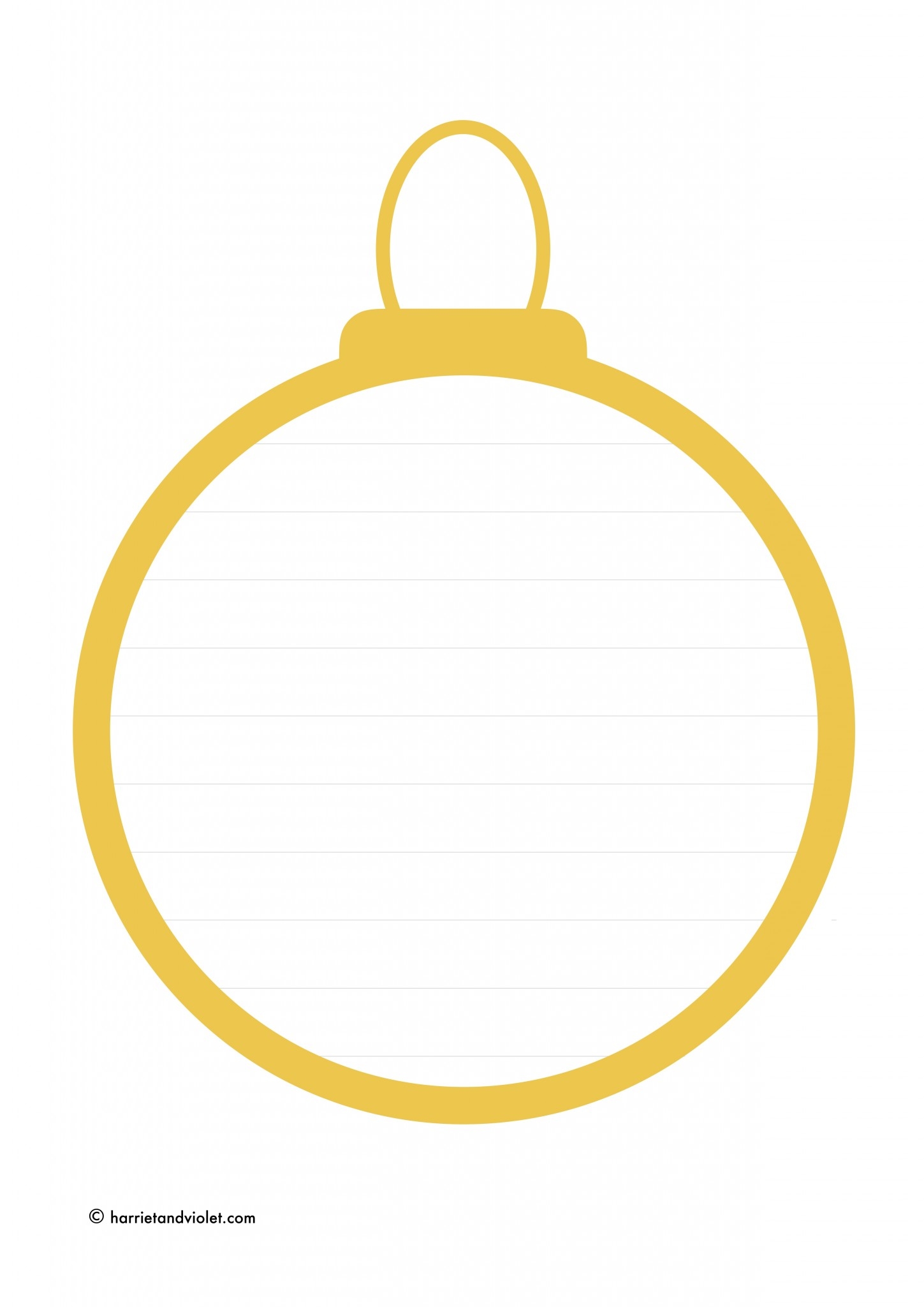 Christmas Bauble Writing Templates Printable Teaching Resources 