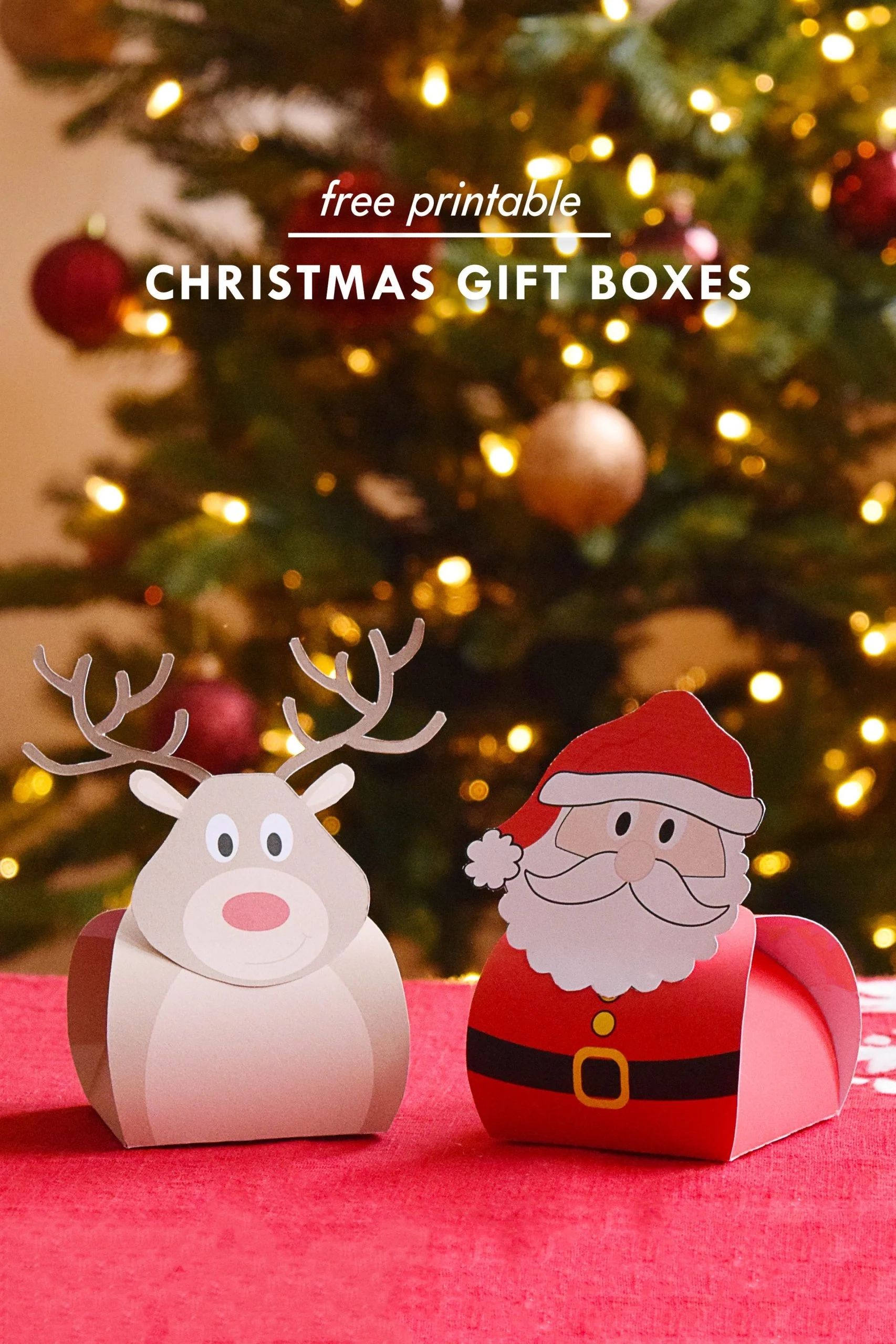 Free Printable Christmas Present Template