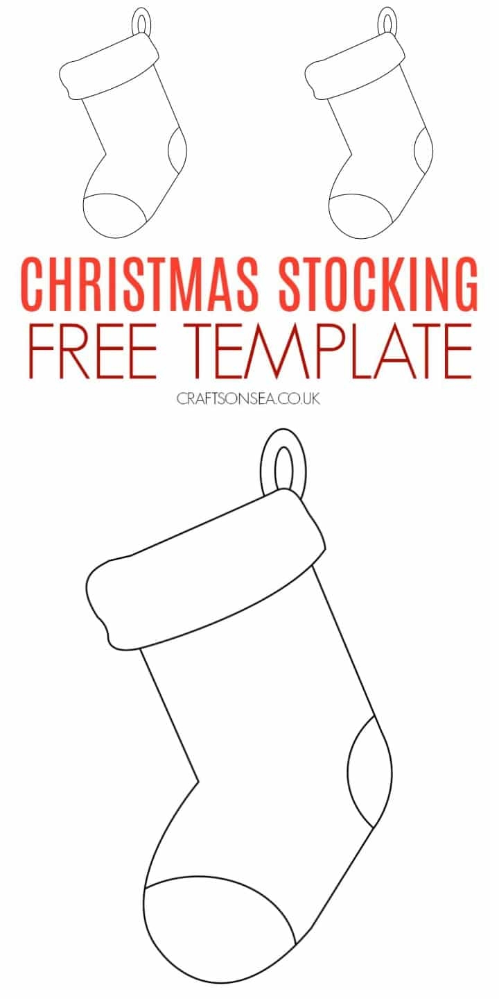 Stocking Printable Template