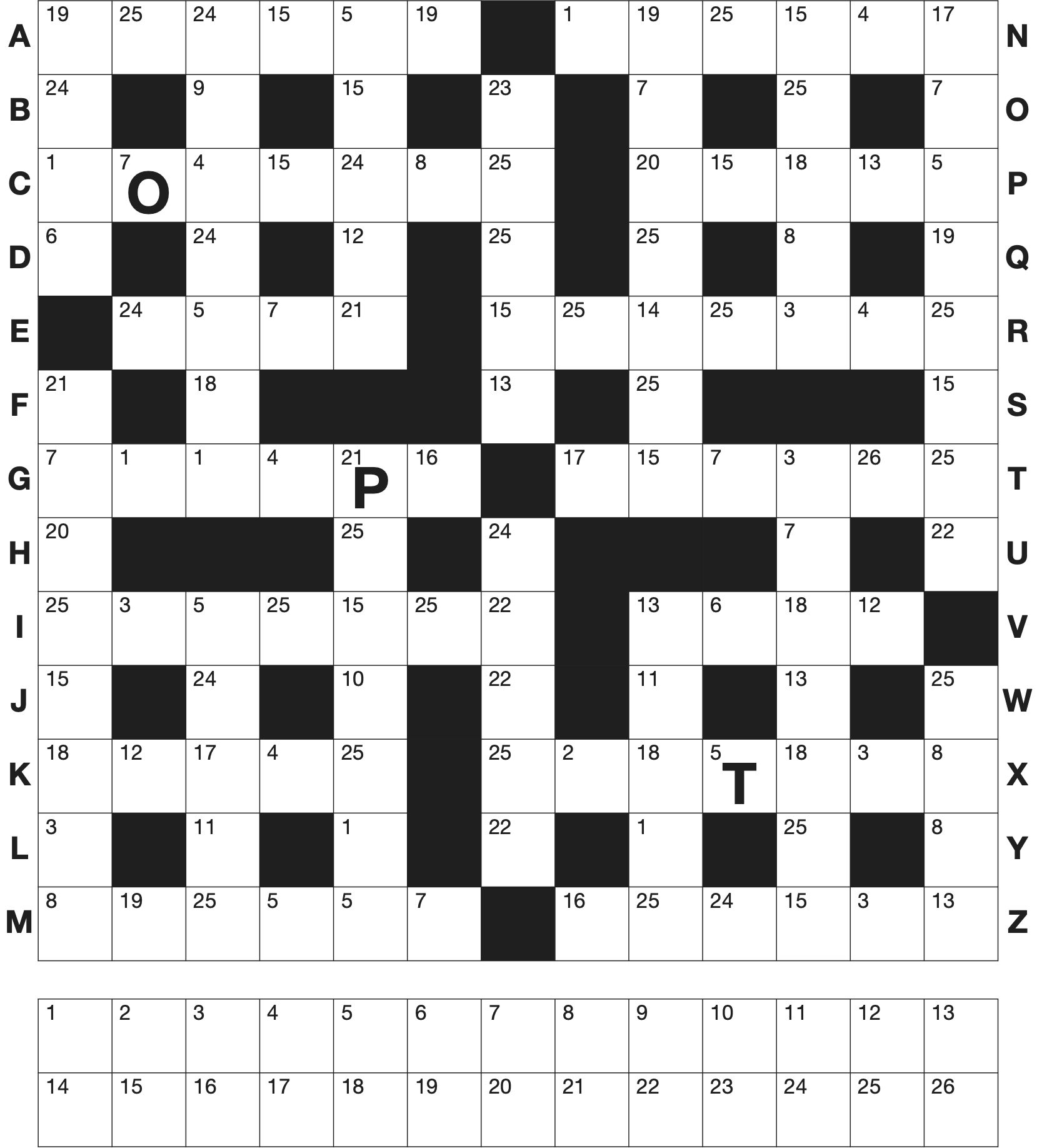 Codeword Crossword Puzzles Printable