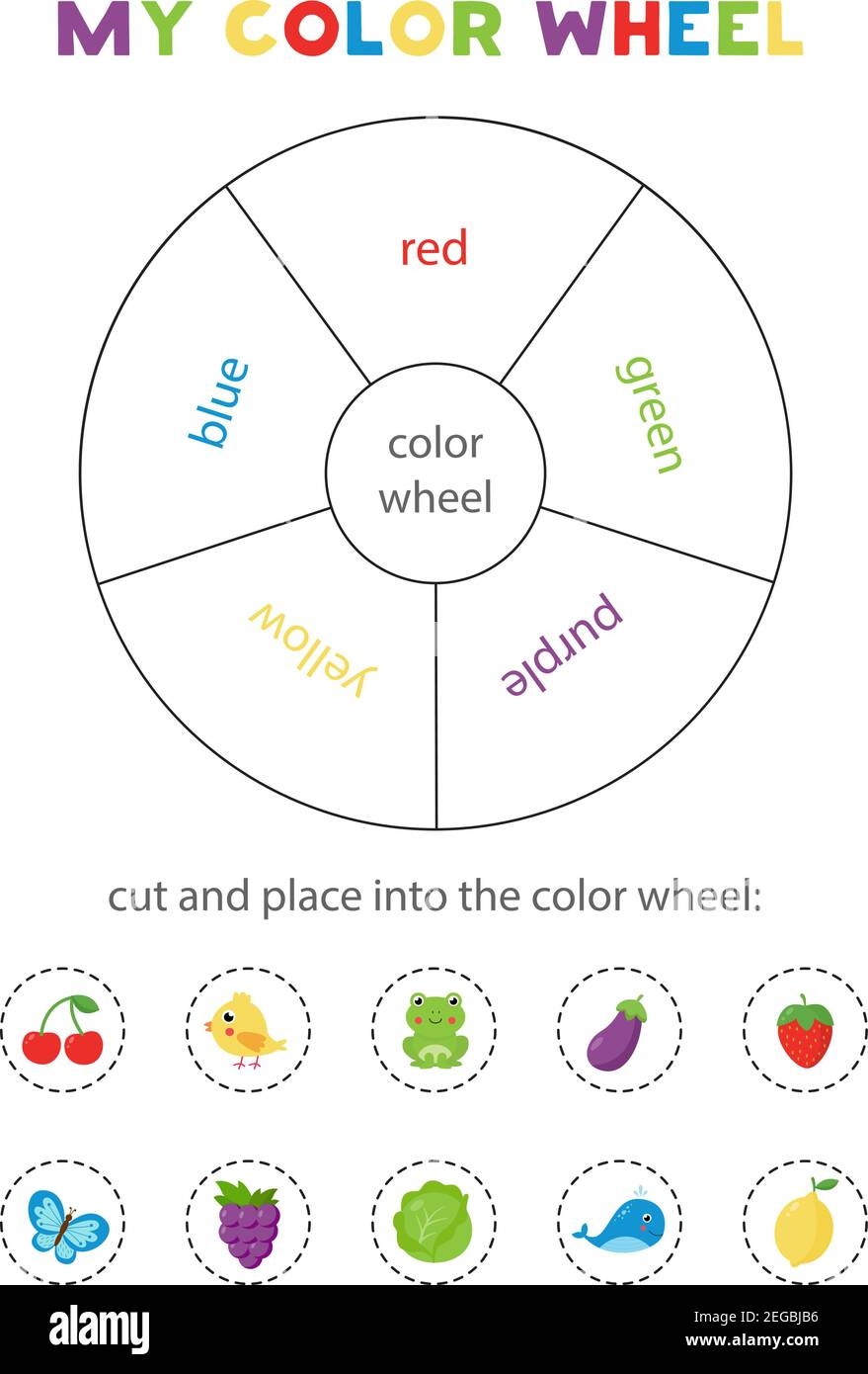 Color Wheel To Color Printable
