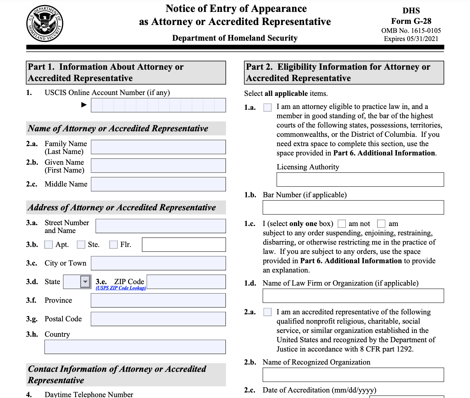 Complete Guide To Form G 28 Notice Of Entry Of Appearance As 