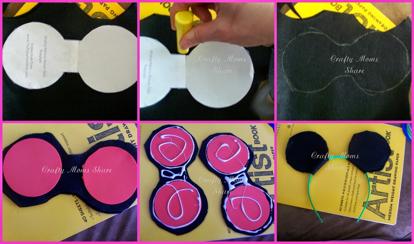 Free Printable Minnie Mouse Ears Template