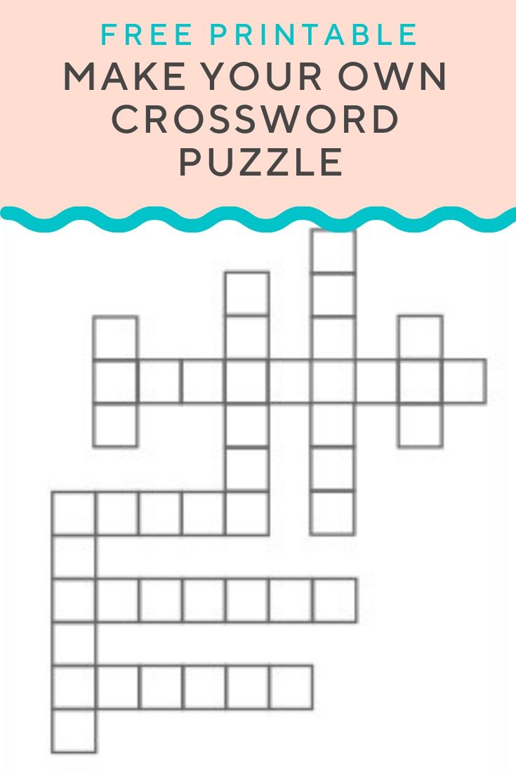 Create Your Own Printable Crossword Puzzle