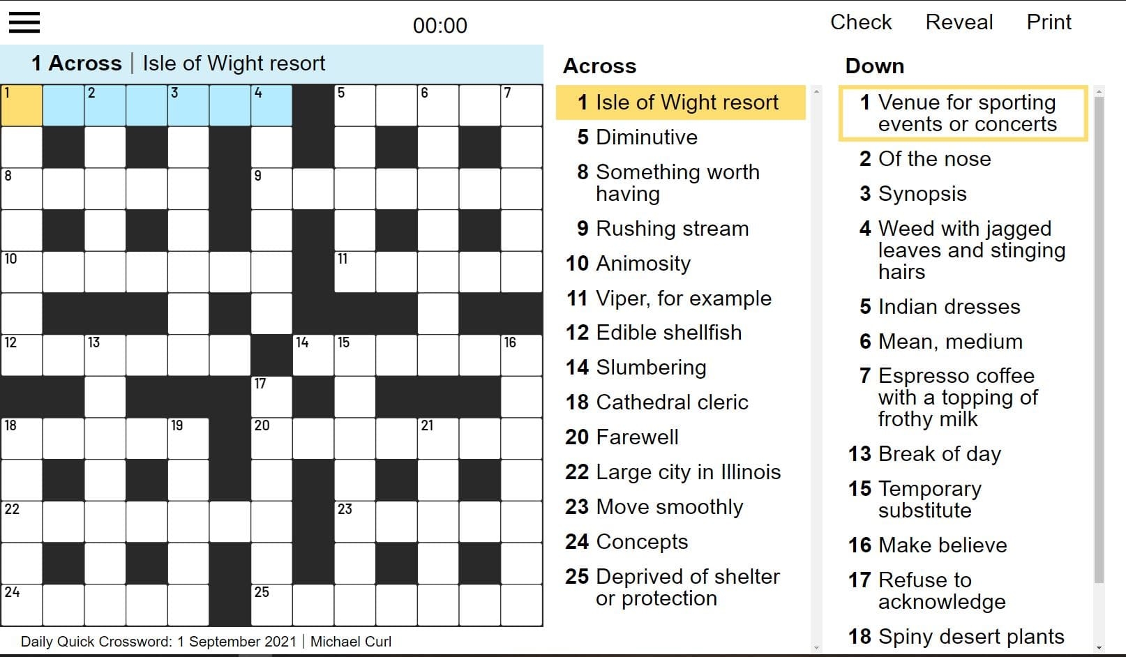 Crosswords And Puzzles The Independent Play Best Daily Quick 