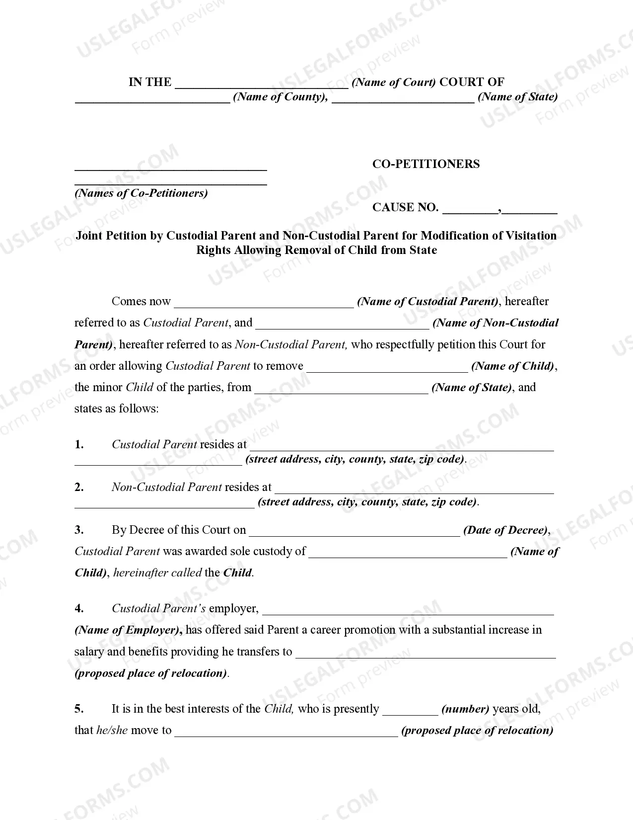 Custodial Parent Form 8332 US Legal Forms