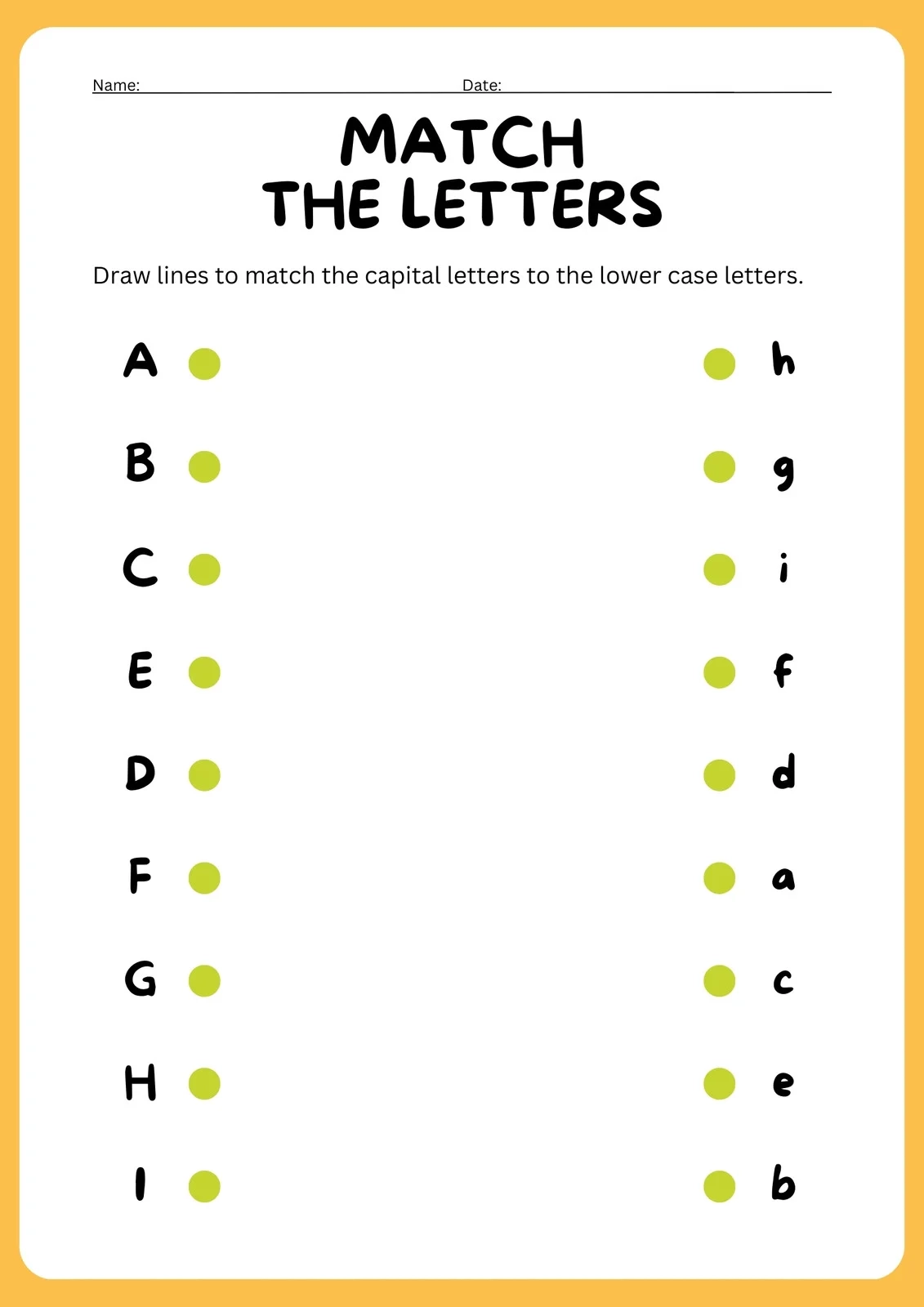 Free Printable Kids Worksheets Alphabets