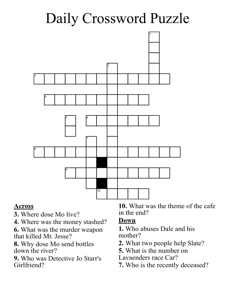Best For Puzzles Daily Printable Crosswords