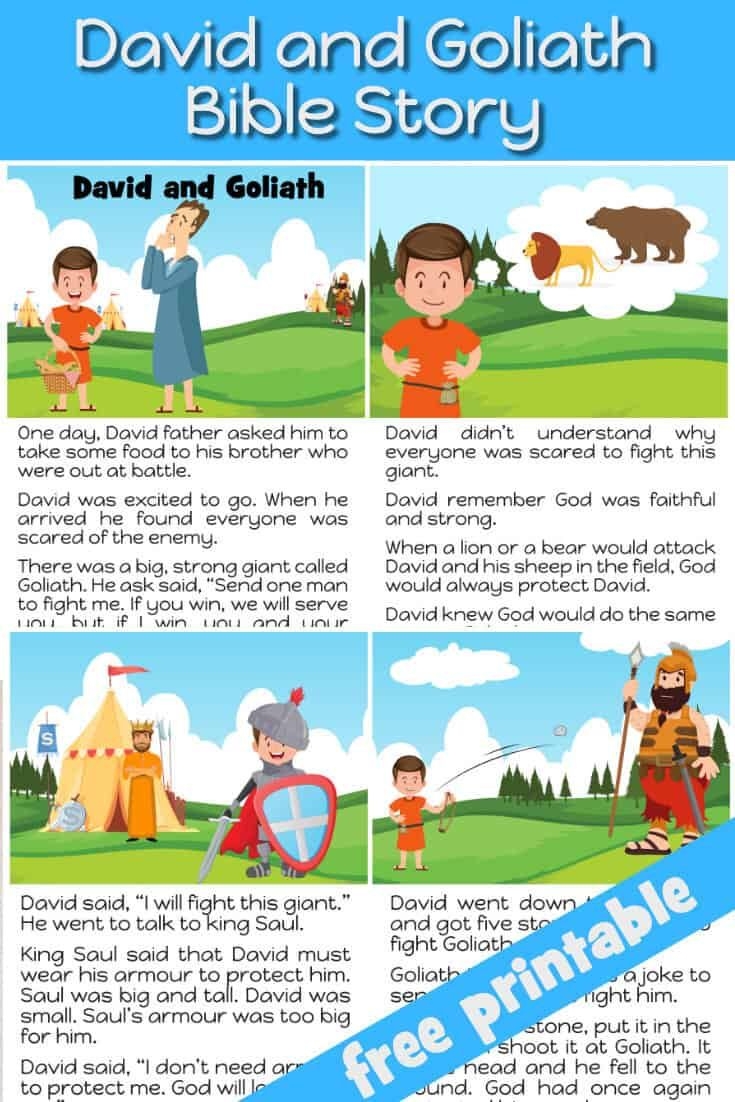 David And Goliath Bible Lessons For Kids Trueway Kids