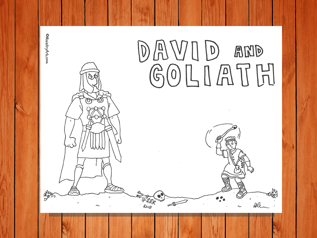 Printable David And Goliath Story For Kids