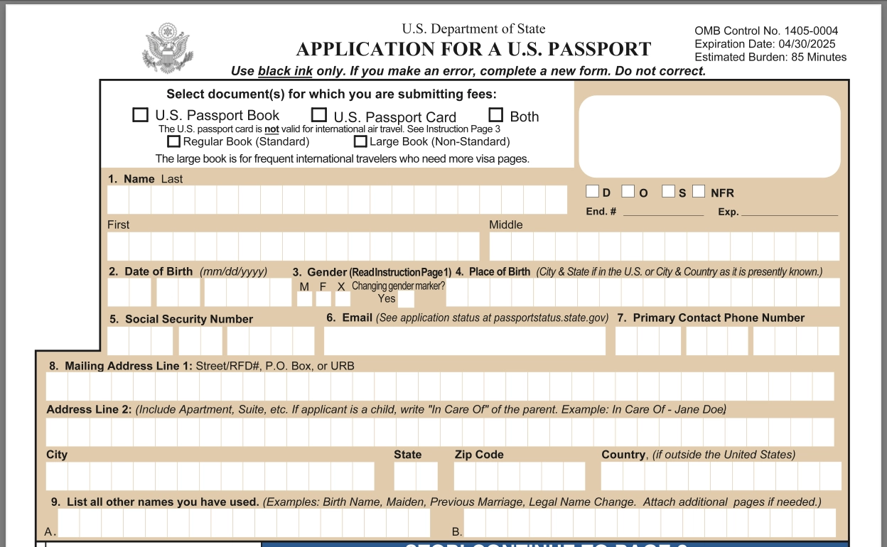 Definitive U S Passport Application Guide For First Timers 2025 