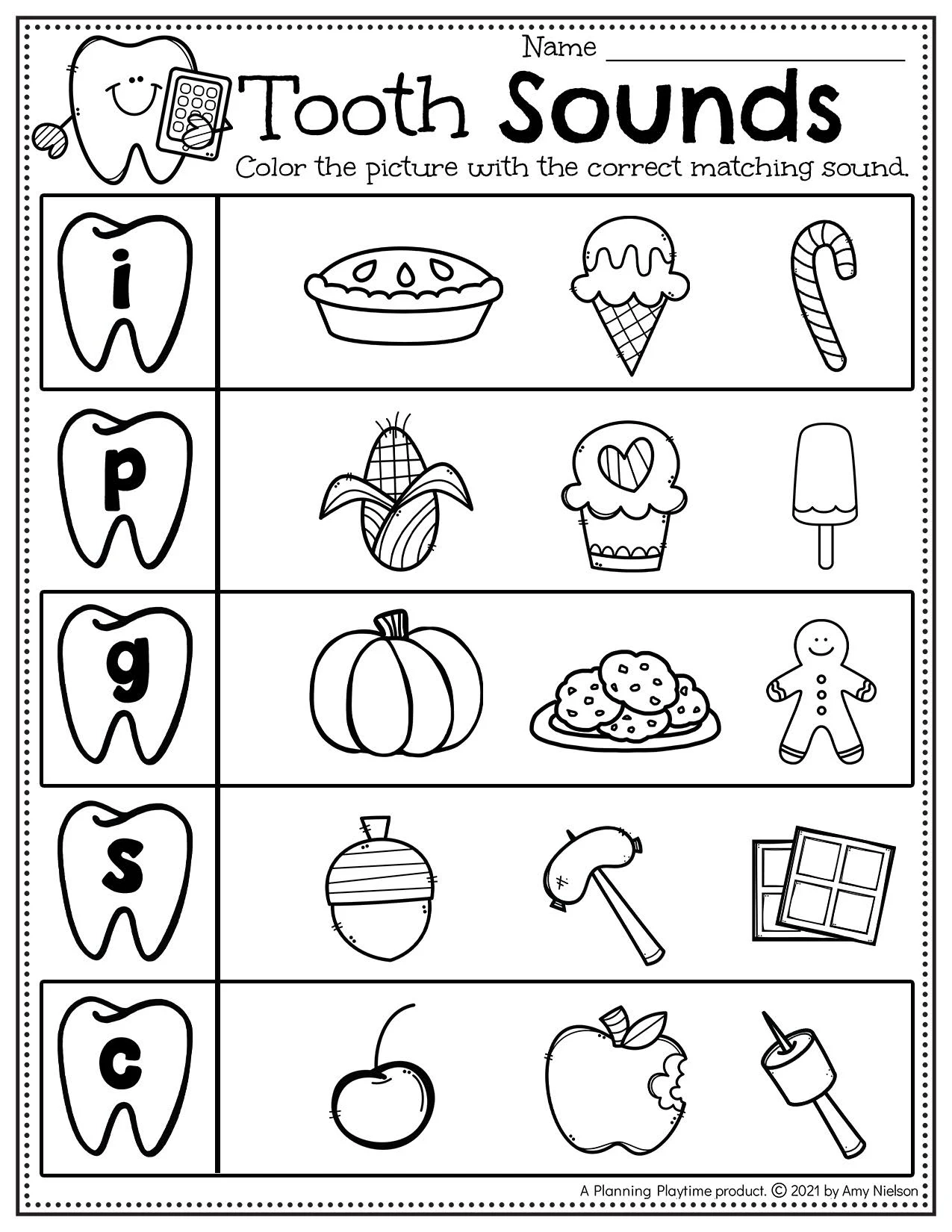 Free Printable Dental Health Worksheets