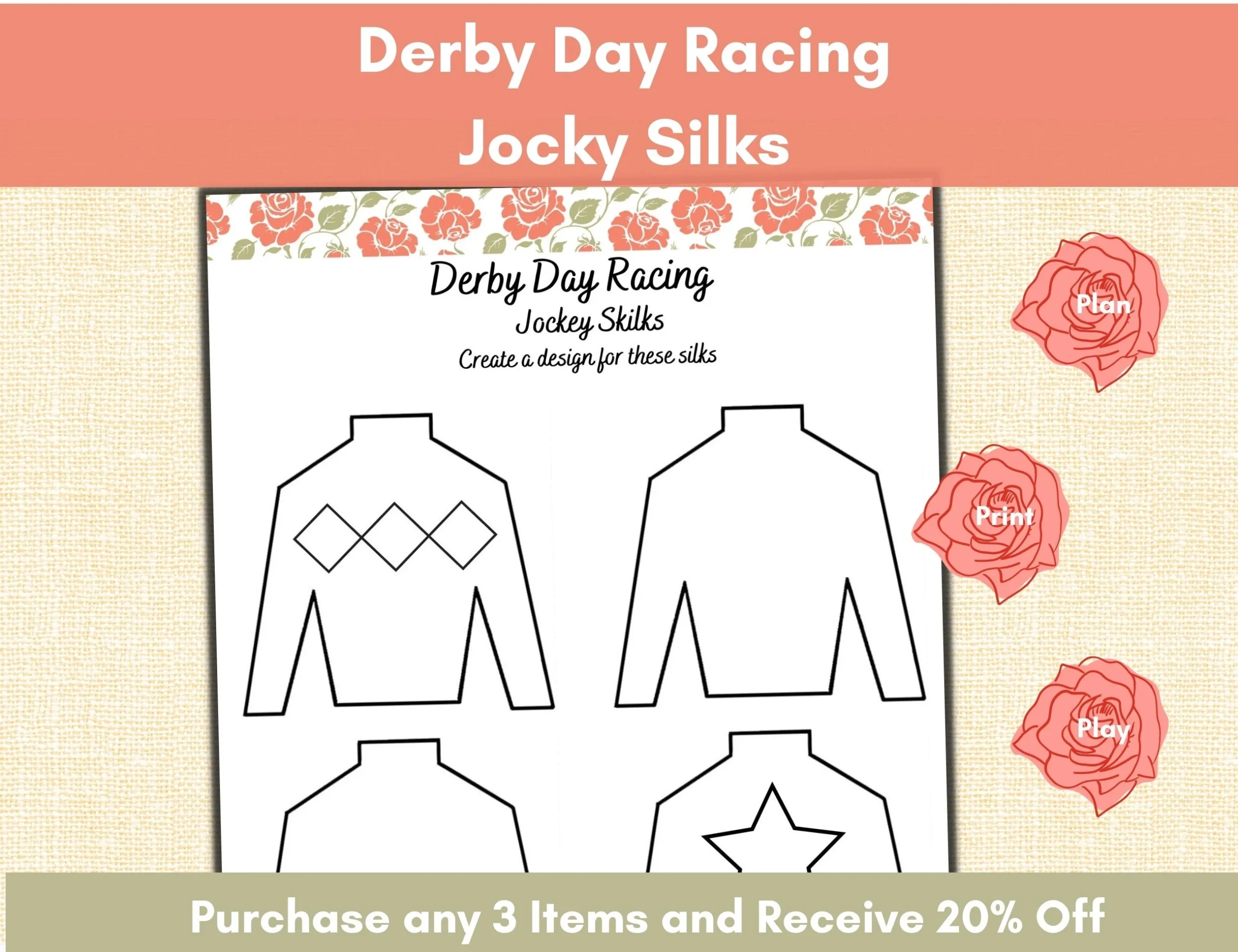 Derby Day Racing Jockey Silks Design And Color Derby Party 