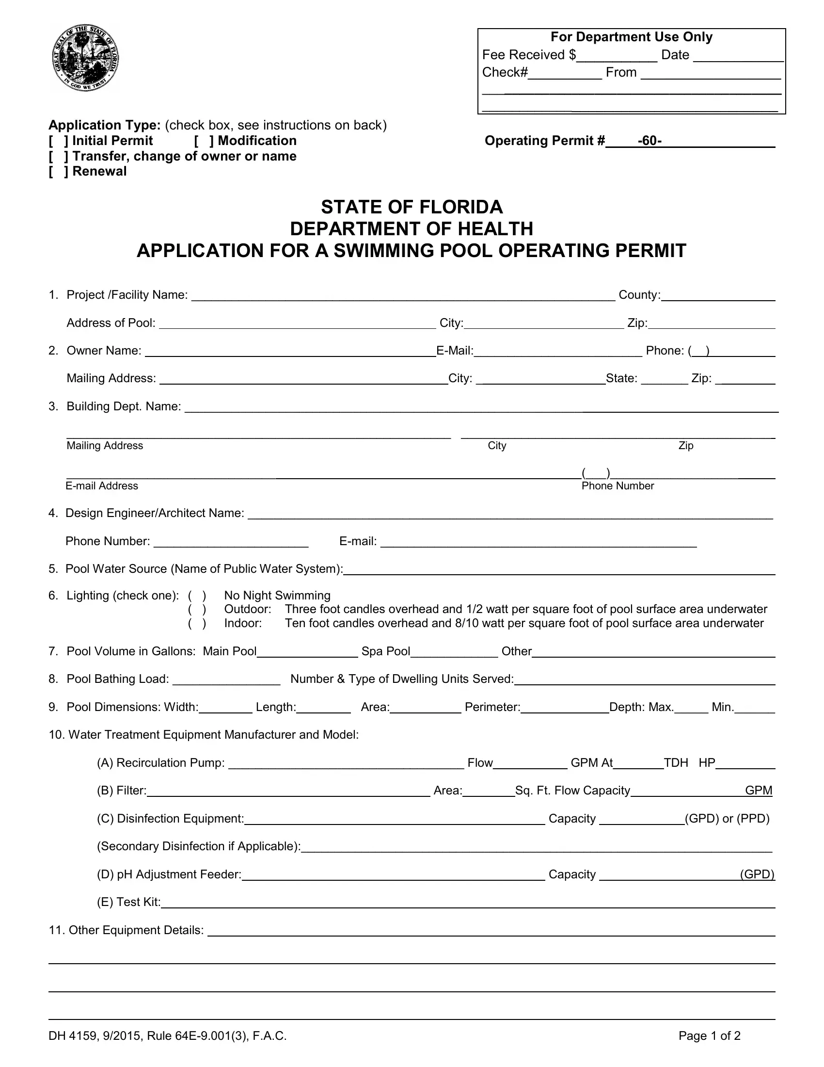Form Hsmv 83060 Florida