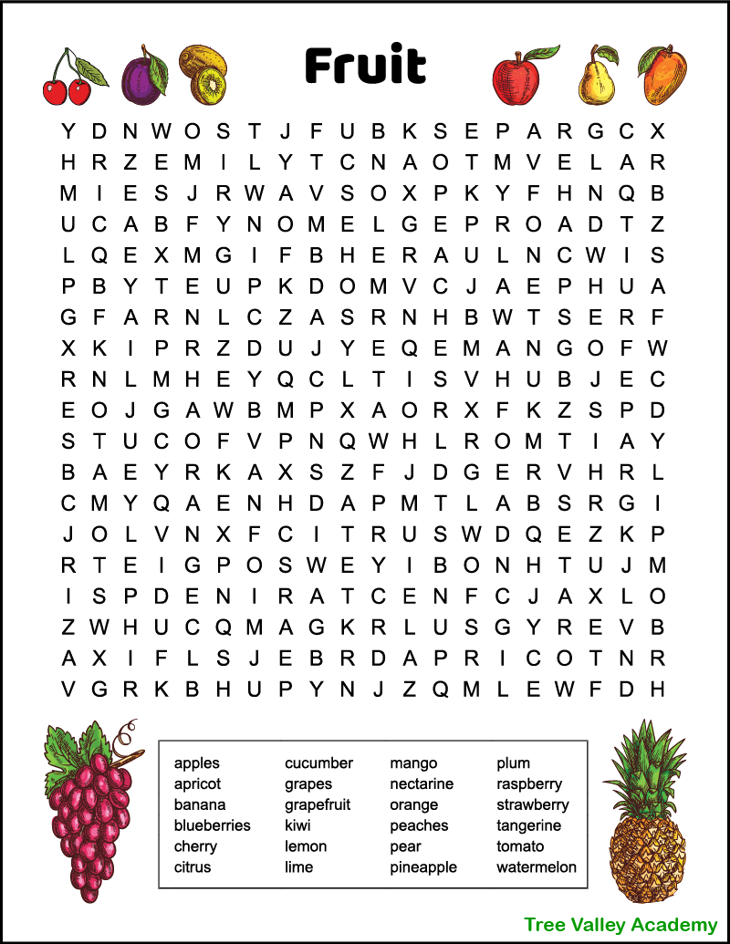 Word Search Crossword Puzzles Printable