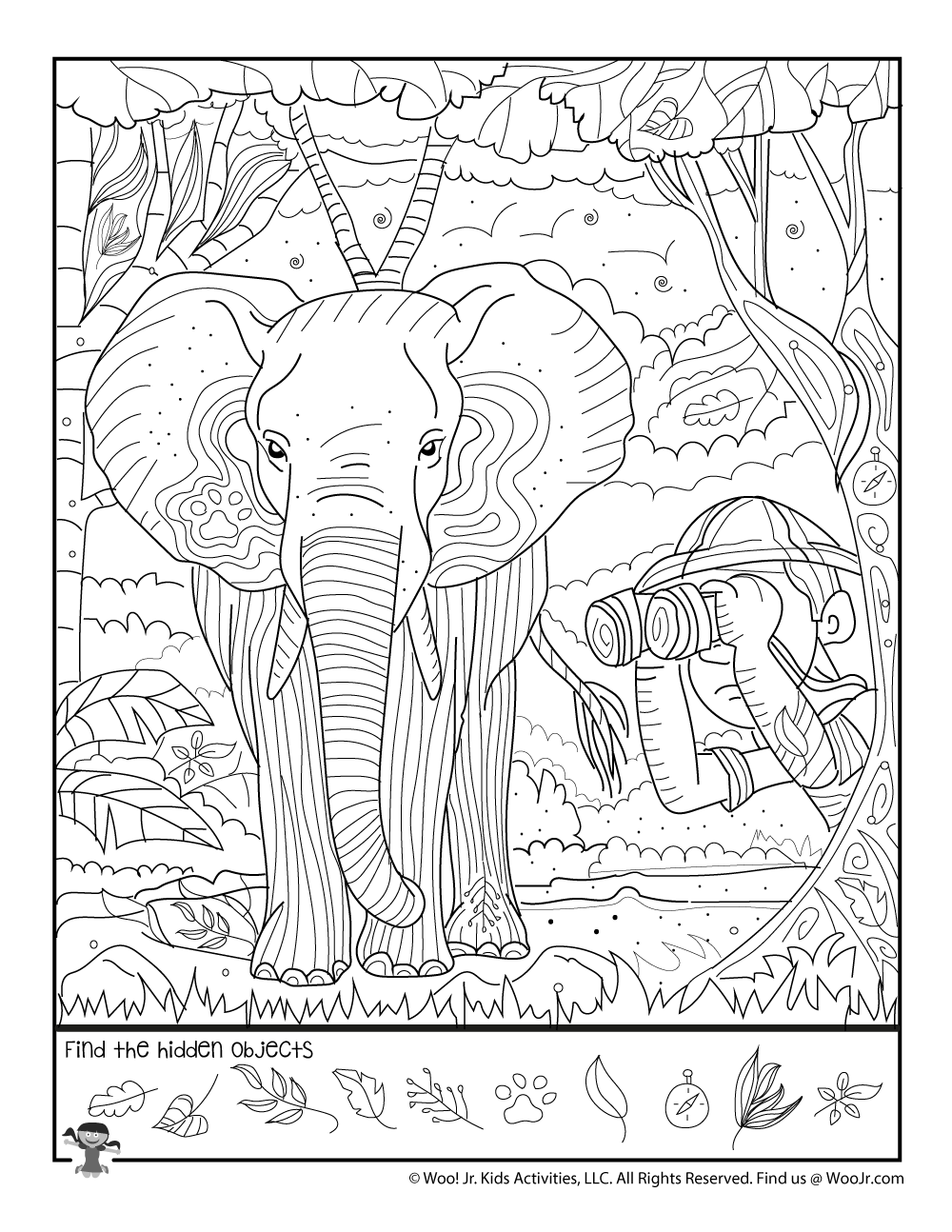 Hidden Picture Puzzle Free Printable