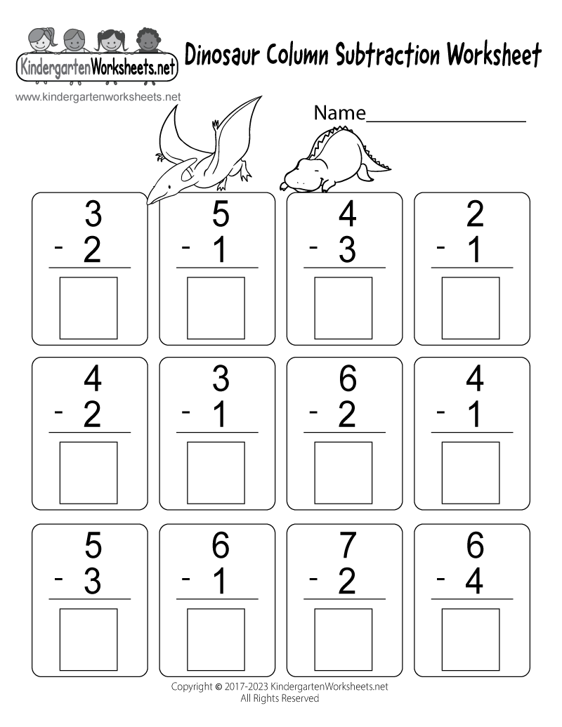 Subtraction Worksheets Printable