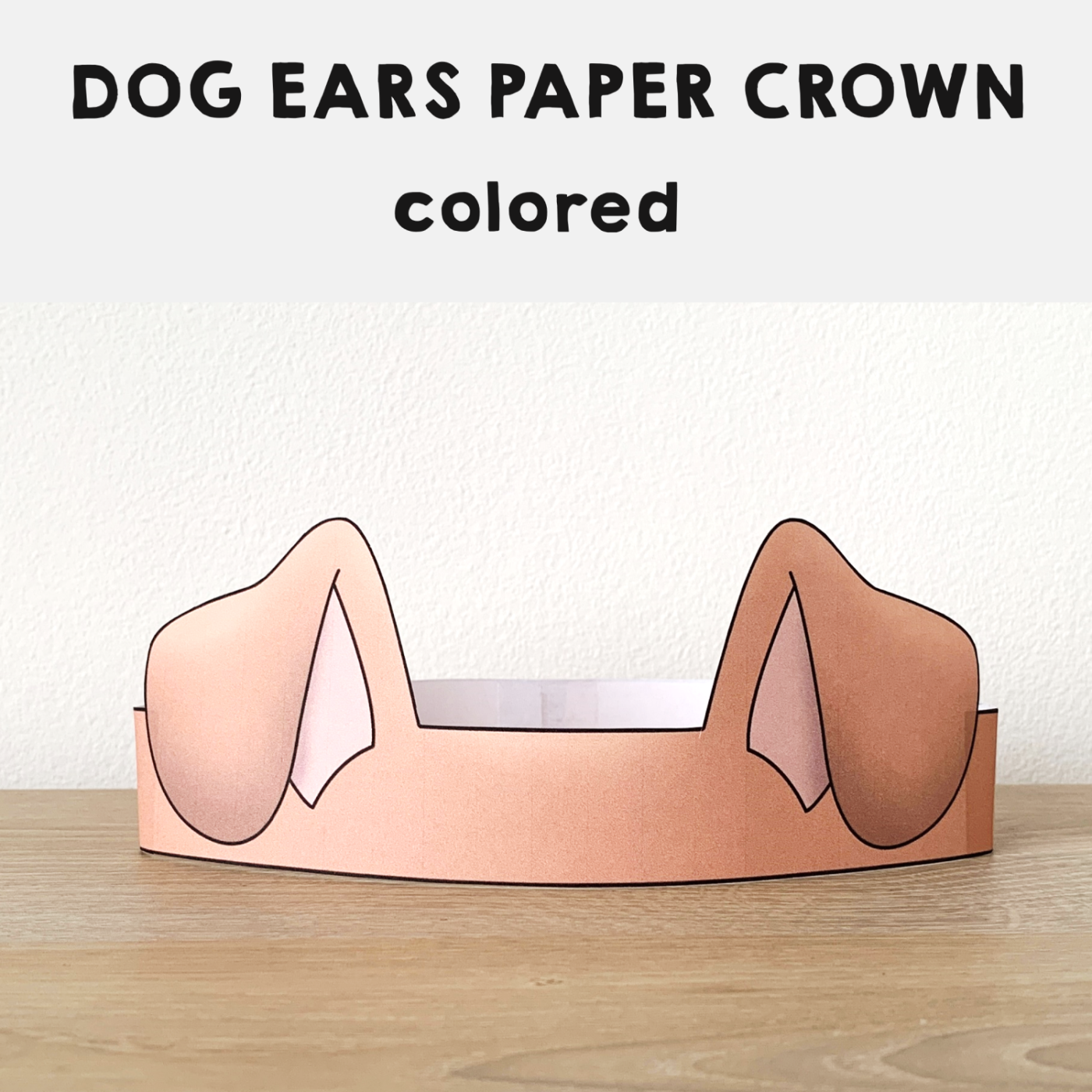 Printable Dog Ear Headband Template