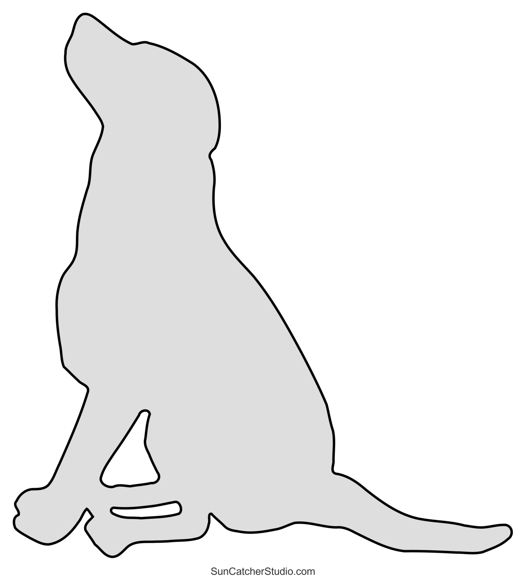 Dog Template Printable