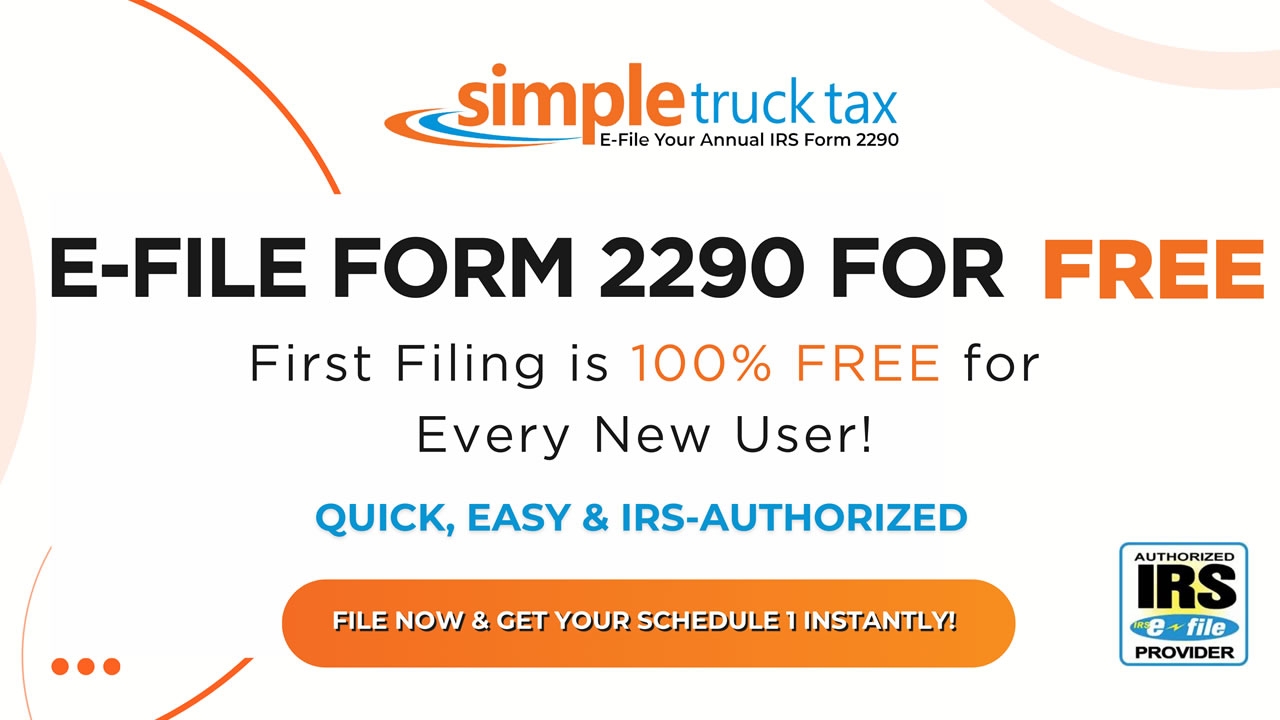 File Form 2290 Online Free