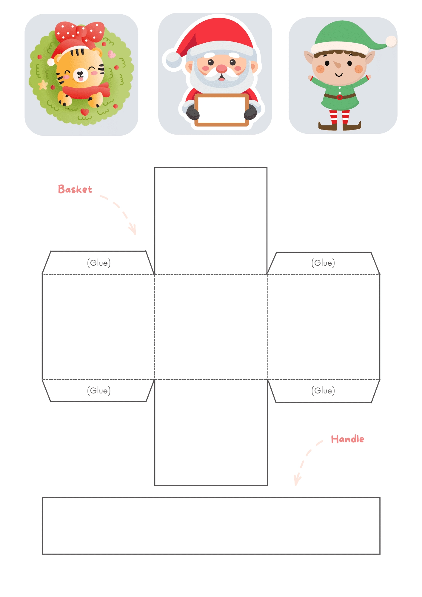 Basket Printable Template