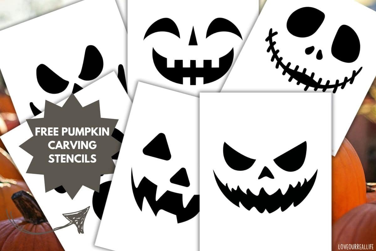 Easy Pumpkin Carving Stencils Free Jack O Lantern Faces To 