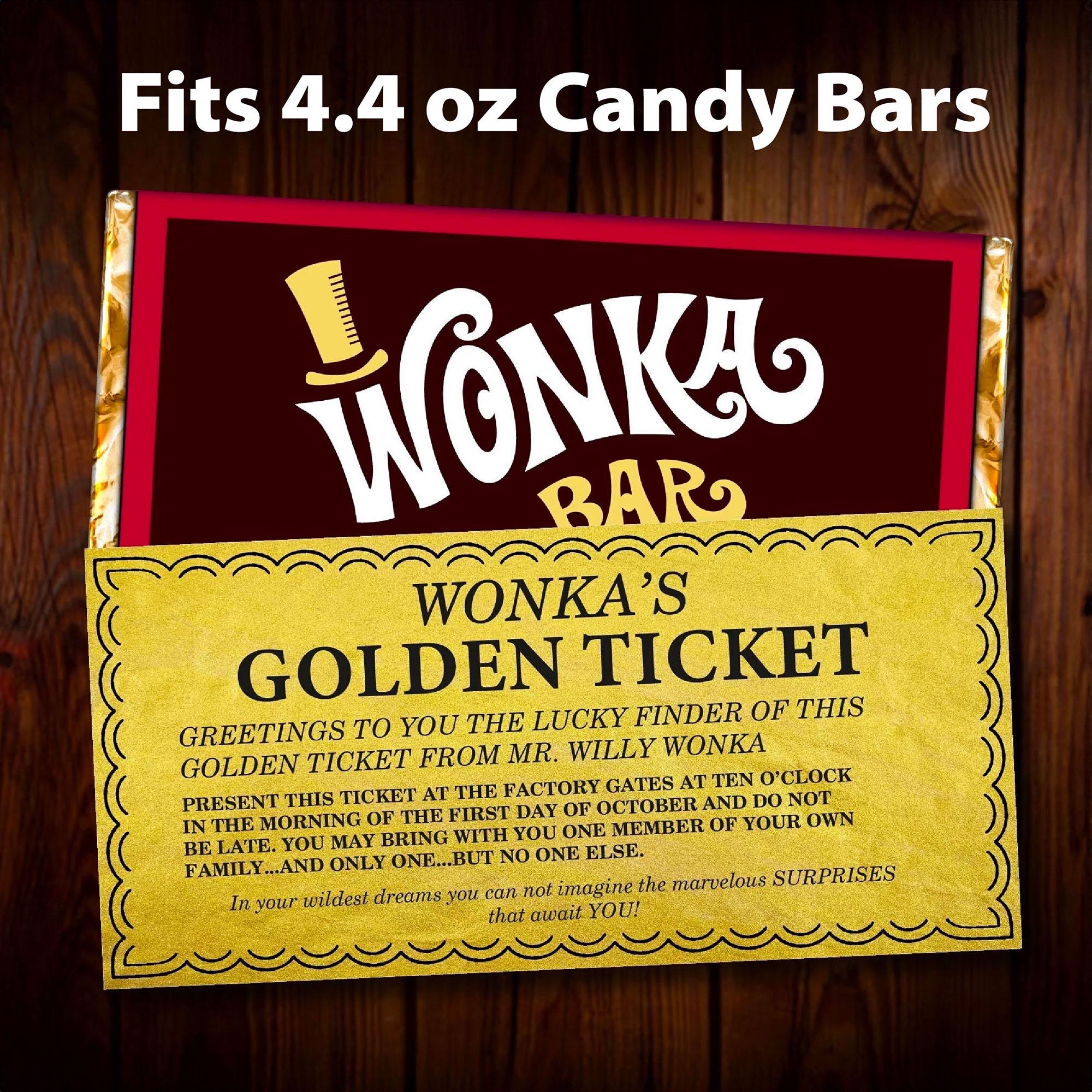 Free Printable Wonka Golden Ticket Template