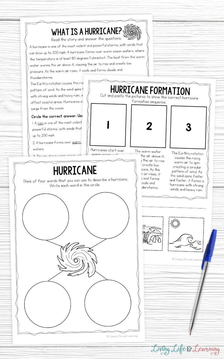 Hurricane Printables For Kids