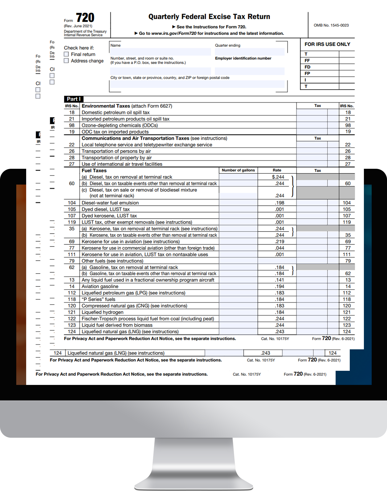 Irs Form 720 Pdf