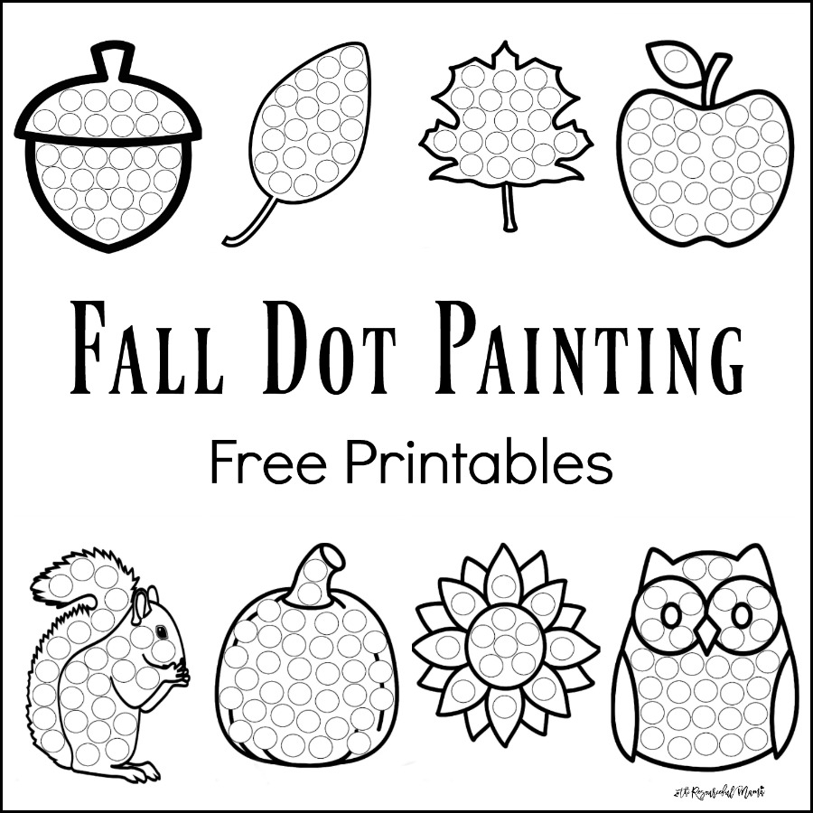 Dot Art Printables Free