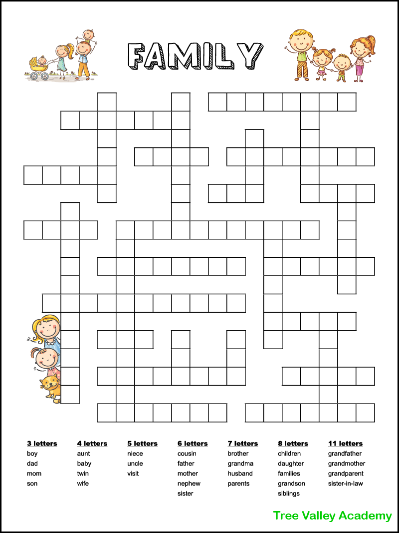 Word Fill In Puzzles Printable Pdf