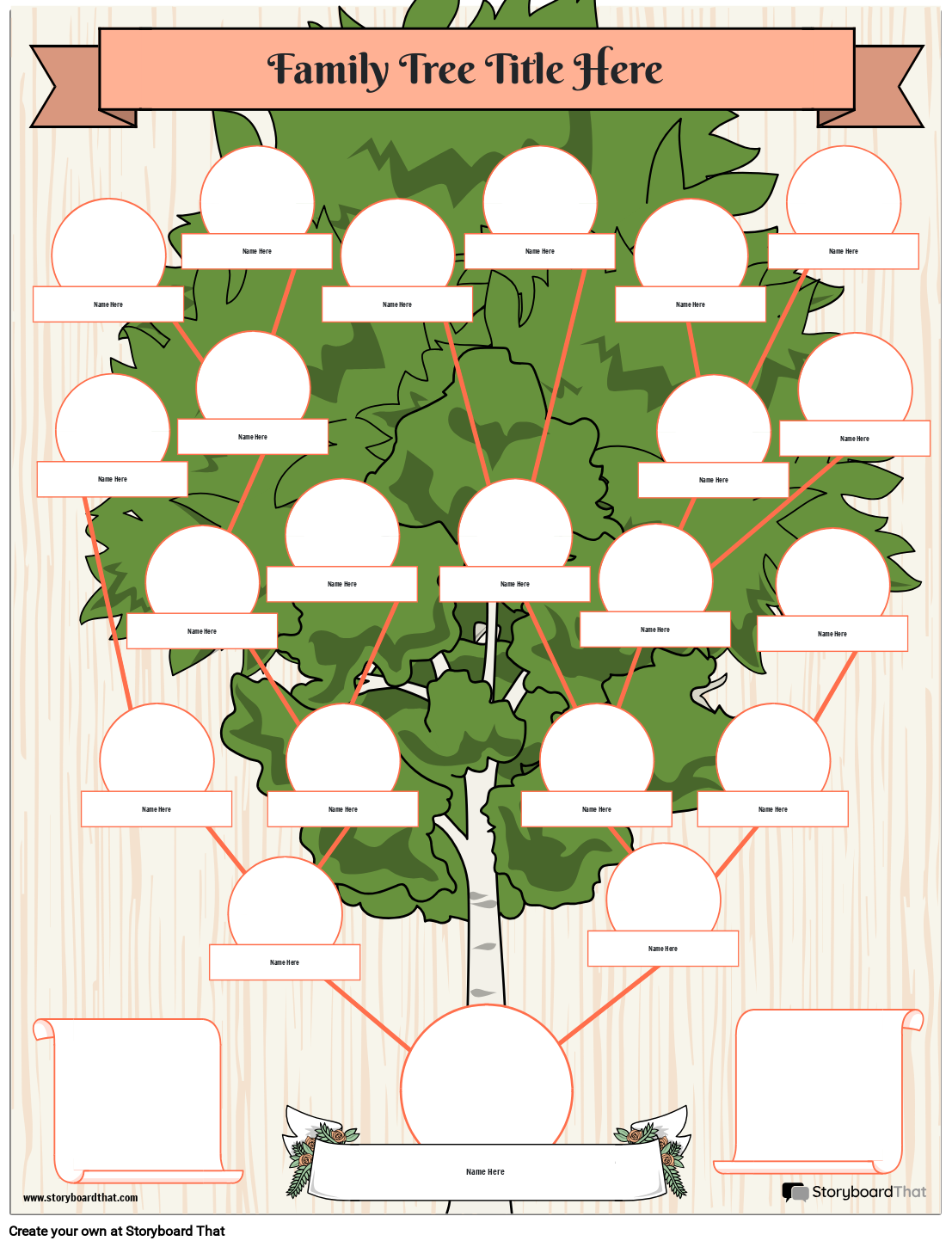 Family Tree Printable Template