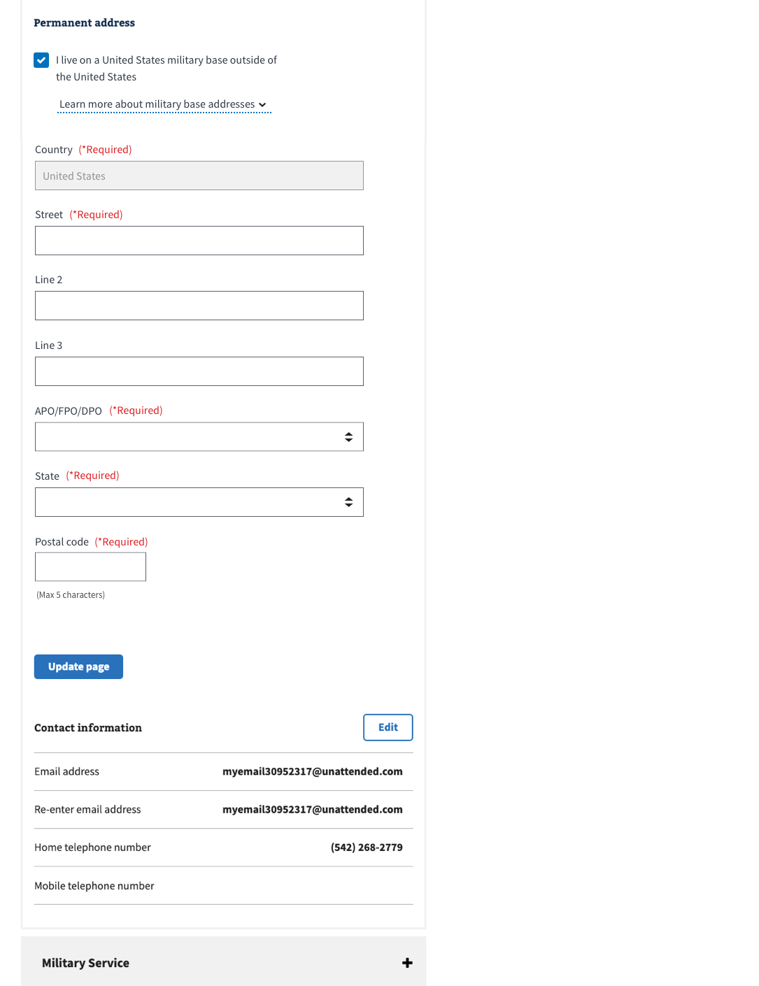 Printable Form Va 40 10007
